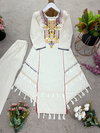 NSR 867 Pure Khadi Cottan With Embroidery Sequence Work Top With Pant Navratri Collection Best Wholesale Shop In Surat